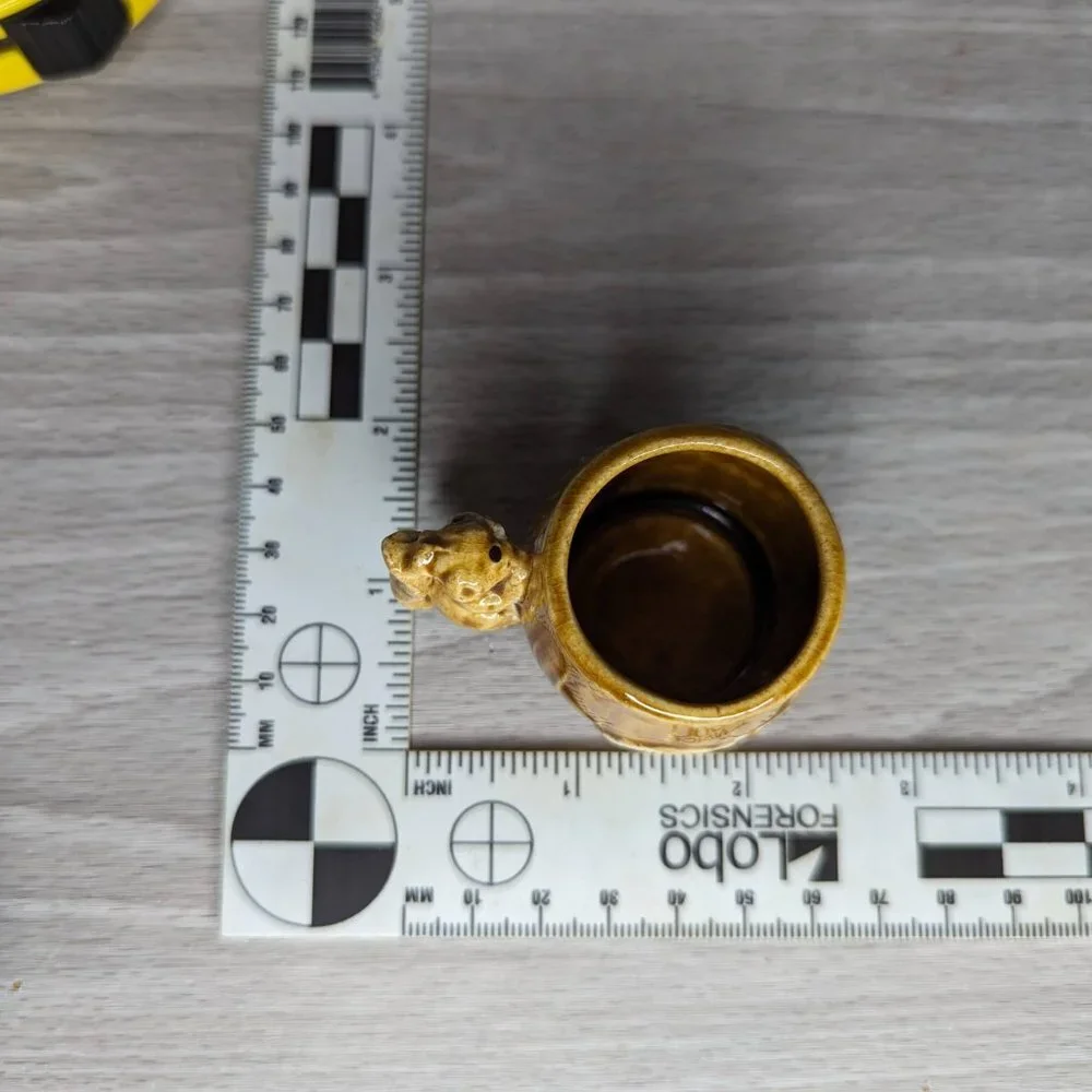Colorado Souvenir Cup & Saucer Miniature with Squirrel